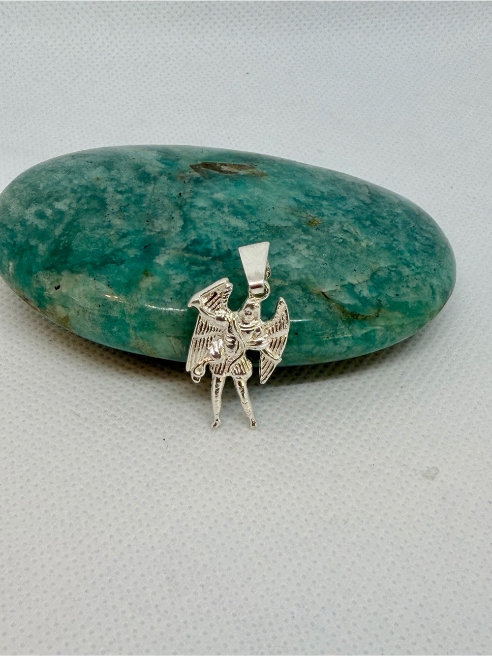 Archangel Michael sterling silver.925  pendant